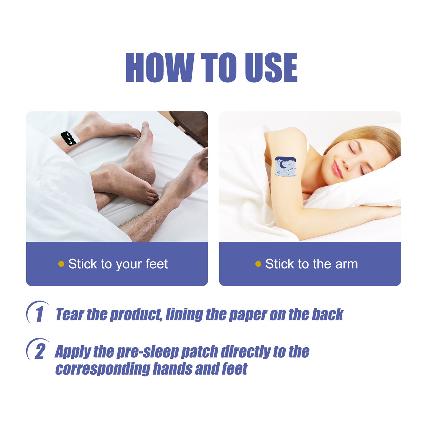 Sleep Aid Patch, Relieve Irritability, Anxiety, Insomnia, Improve Sleep Quality And Improve Sleep Quality