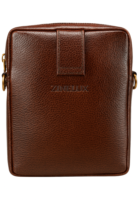 Zinelux Genuine Leather Sling Bag