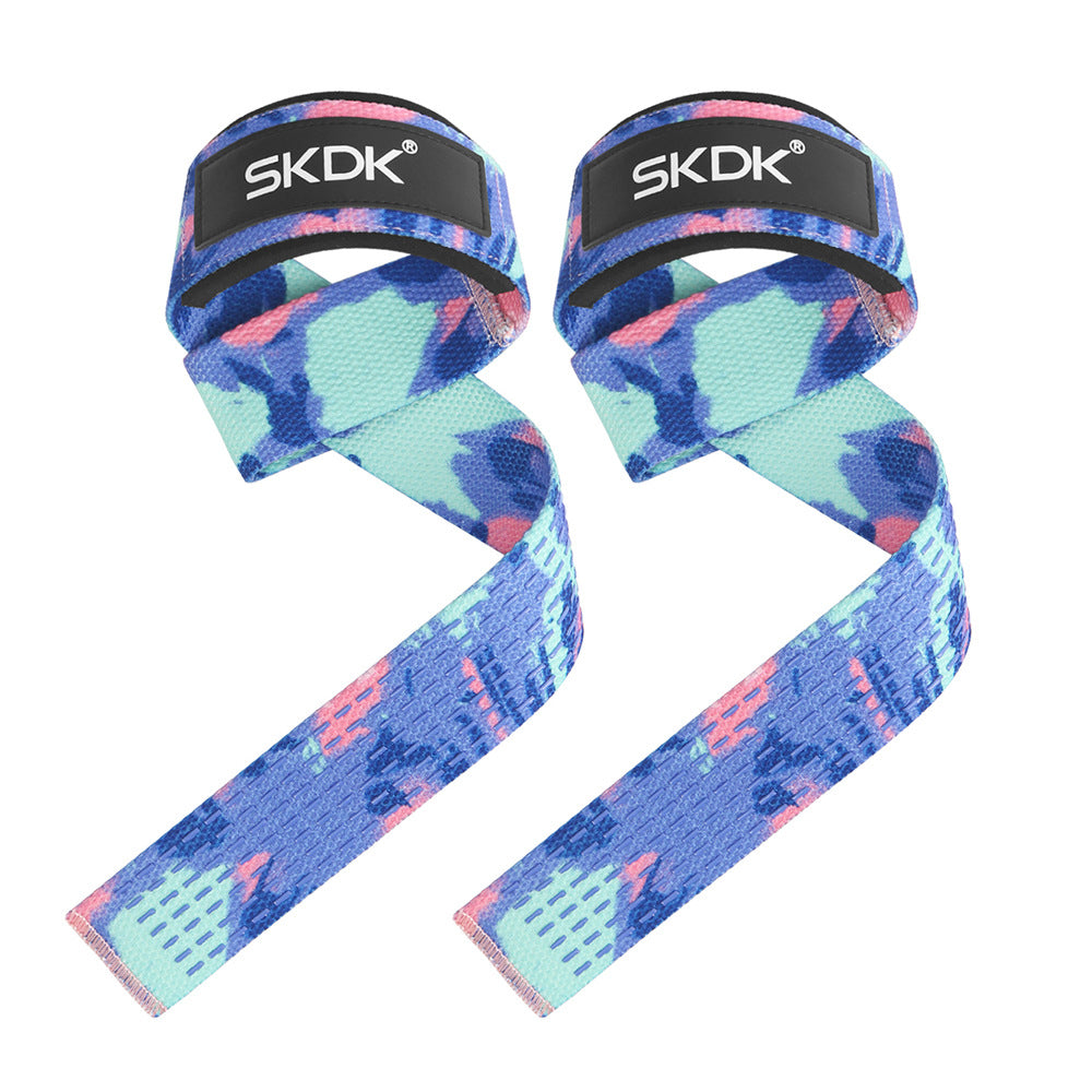 Camouflage Sports Wrist Straps for Weightlifting, Bodybuilding, Powerlifting, Strength Training, & Deadlifts