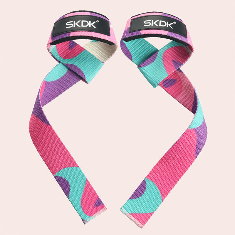 Camouflage Sports Wrist Straps for Weightlifting, Bodybuilding, Powerlifting, Strength Training, & Deadlifts