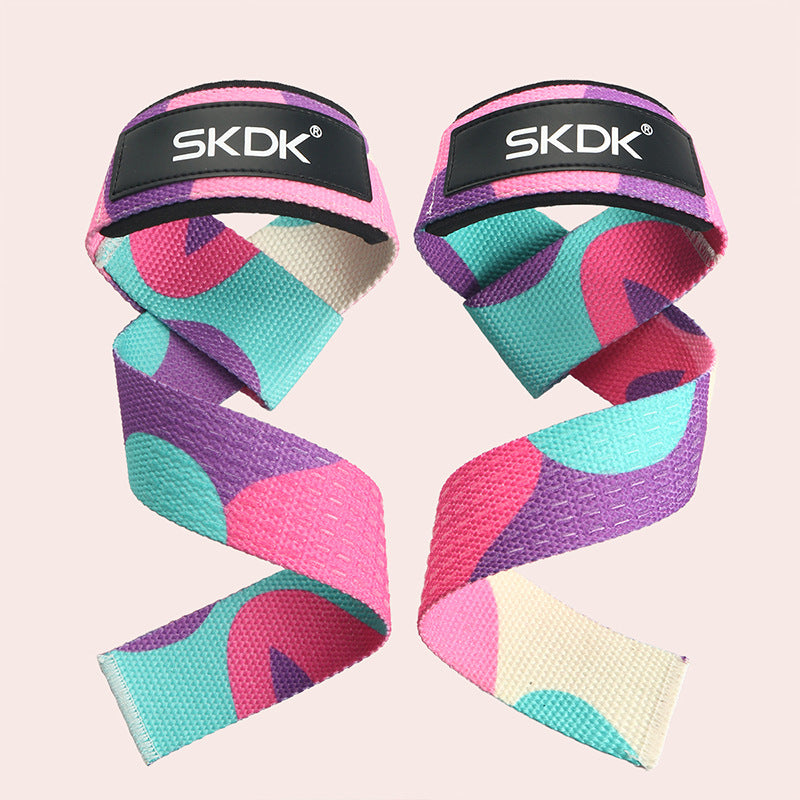 Camouflage Sports Wrist Straps for Weightlifting, Bodybuilding, Powerlifting, Strength Training, & Deadlifts