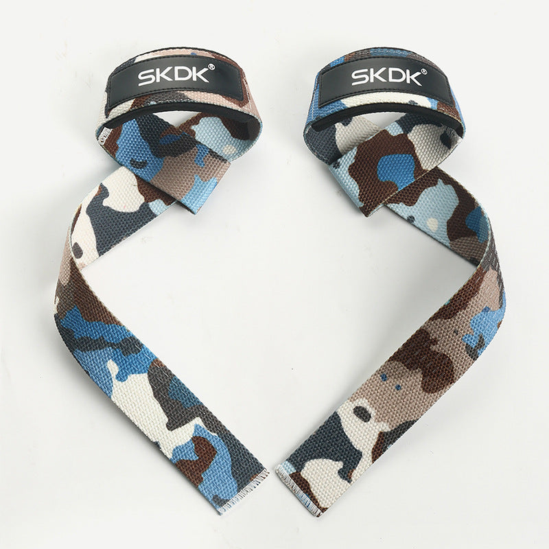 Camouflage Sports Wrist Straps for Weightlifting, Bodybuilding, Powerlifting, Strength Training, & Deadlifts