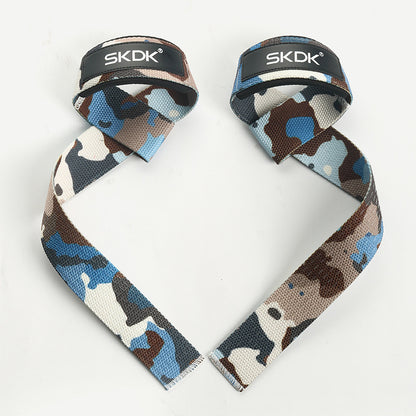 Camouflage Sports Wrist Straps for Weightlifting, Bodybuilding, Powerlifting, Strength Training, & Deadlifts