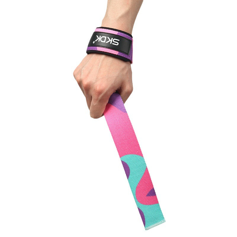 Camouflage Sports Wrist Straps for Weightlifting, Bodybuilding, Powerlifting, Strength Training, & Deadlifts
