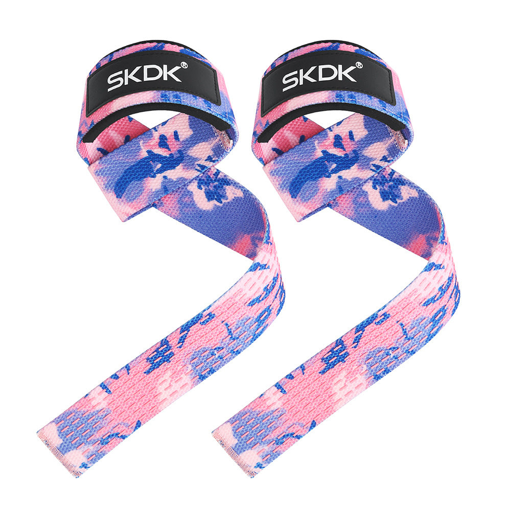 Camouflage Sports Wrist Straps for Weightlifting, Bodybuilding, Powerlifting, Strength Training, & Deadlifts