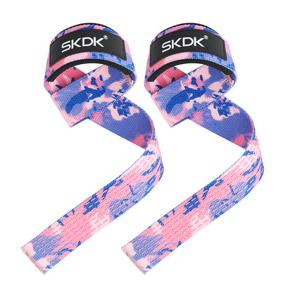 Camouflage Sports Wrist Straps for Weightlifting, Bodybuilding, Powerlifting, Strength Training, & Deadlifts