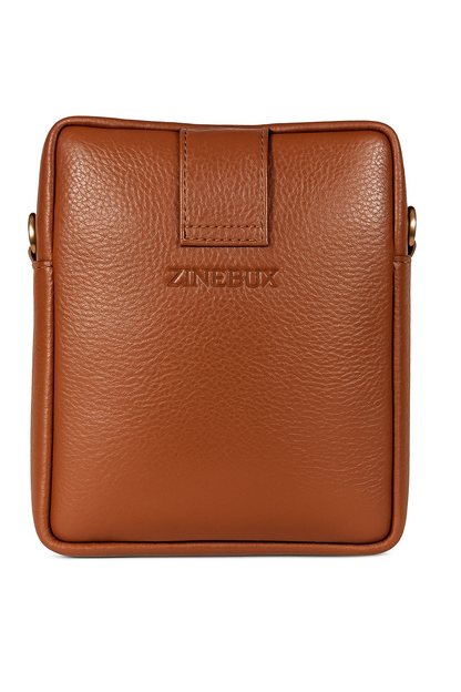 Zinelux Genuine Leather Sling Bag